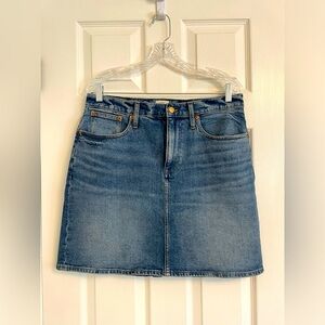 J. Crew denim mini skirt